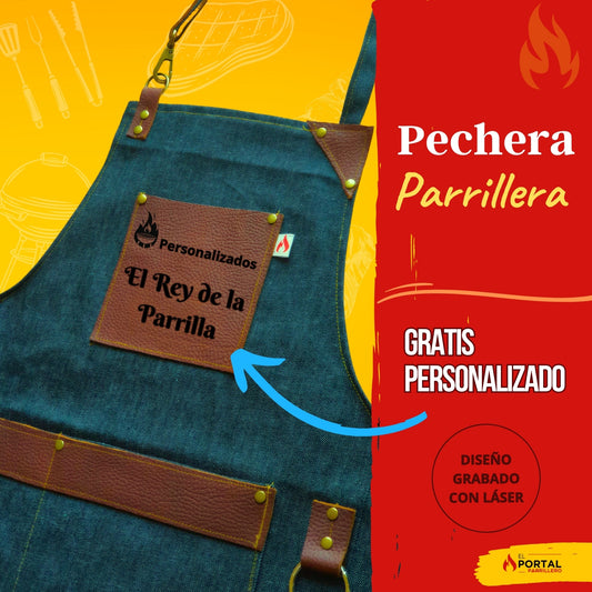 Pechera Parrillera - Gratis Personalizado