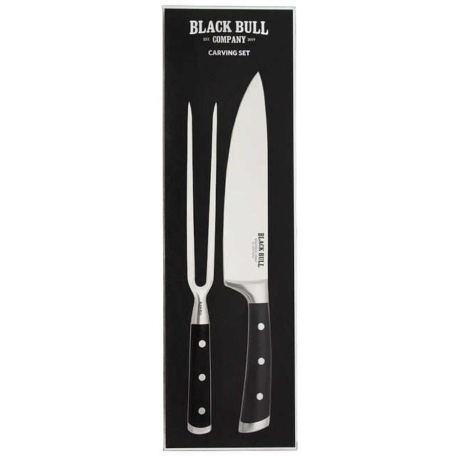 Set Cuchillo + Pincho Platinum Colletion Black Bull